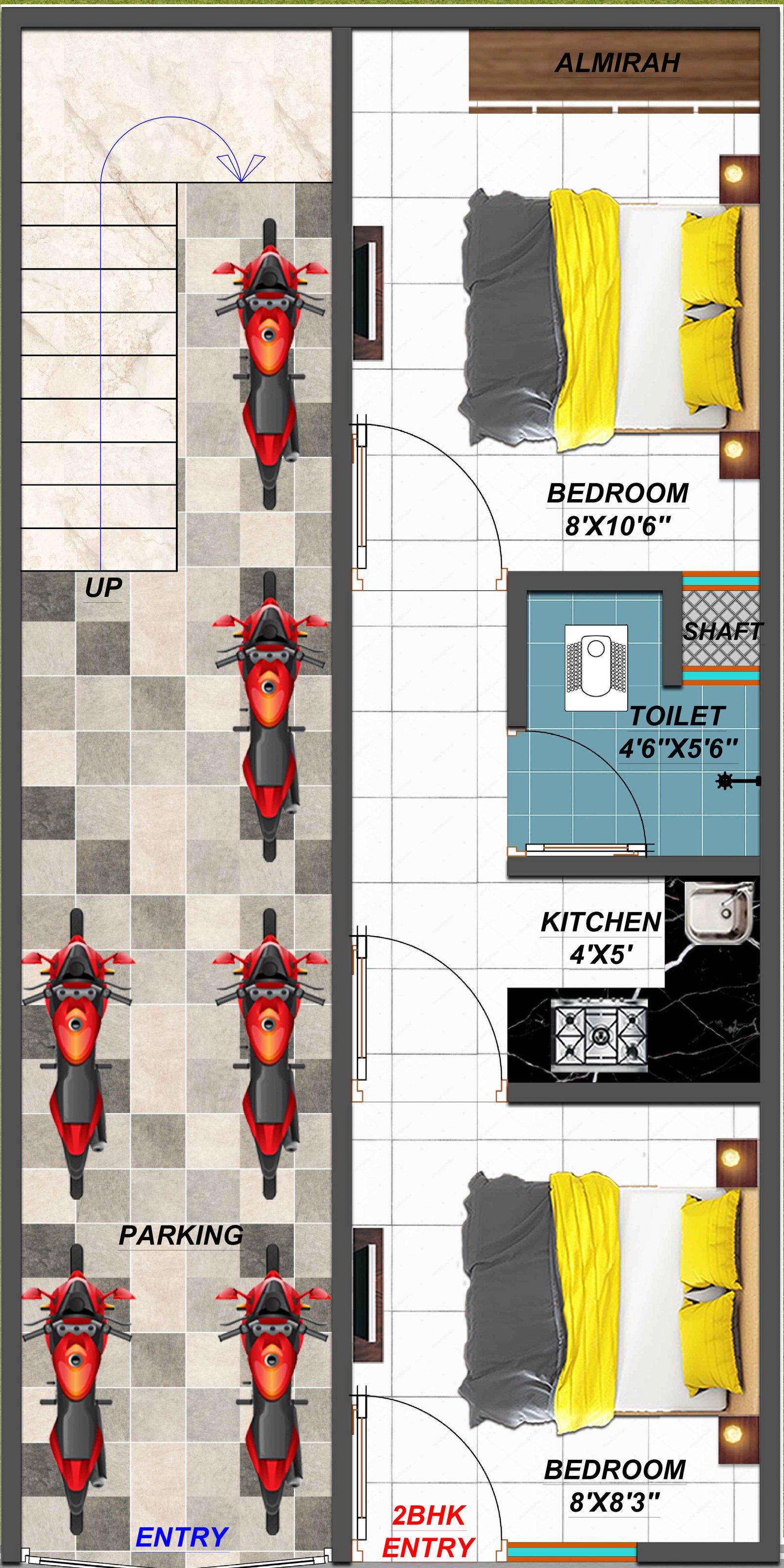 Floor Furniture Layout 1